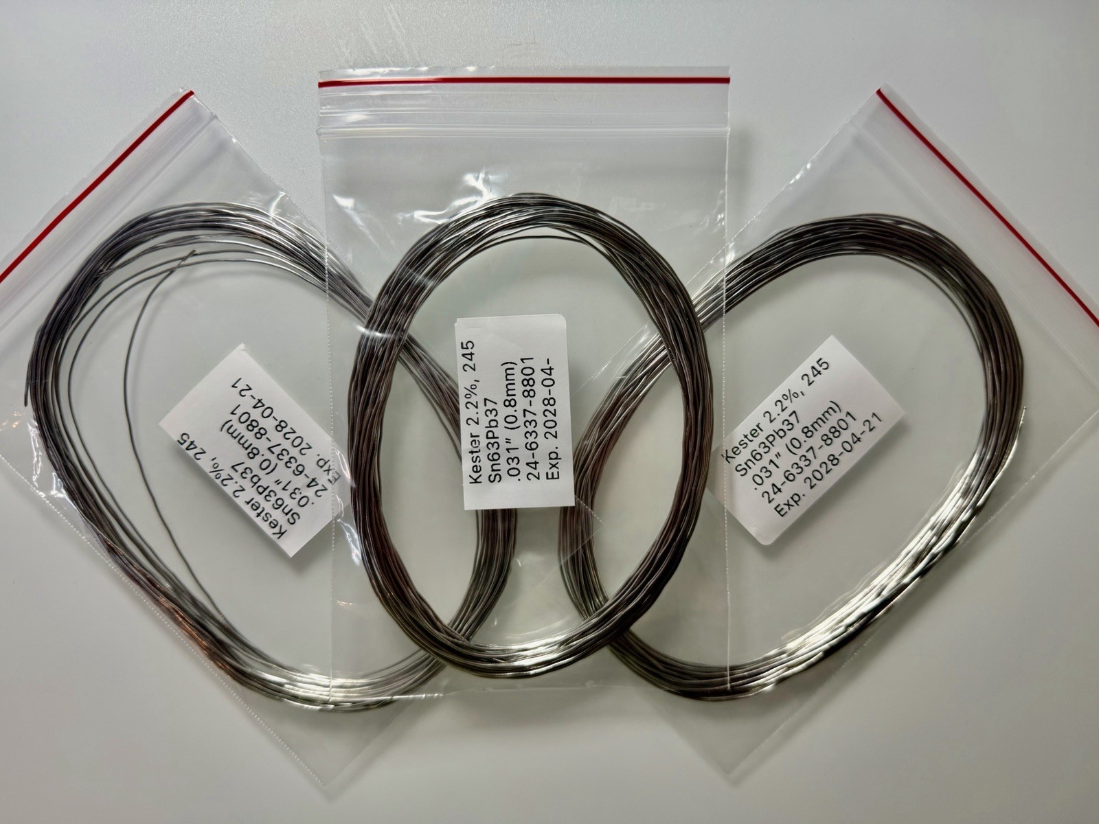 Kester No Clean 245 Core Solder .031″ 63/37 Eutectic 50/245 24-6337-8801 30ft