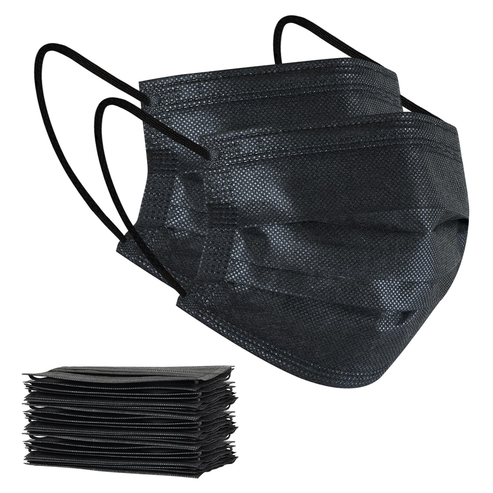 akgk 100Pcs Disposable Face Masks, 100 Count (Pack of 1), Adults 100 Pcs