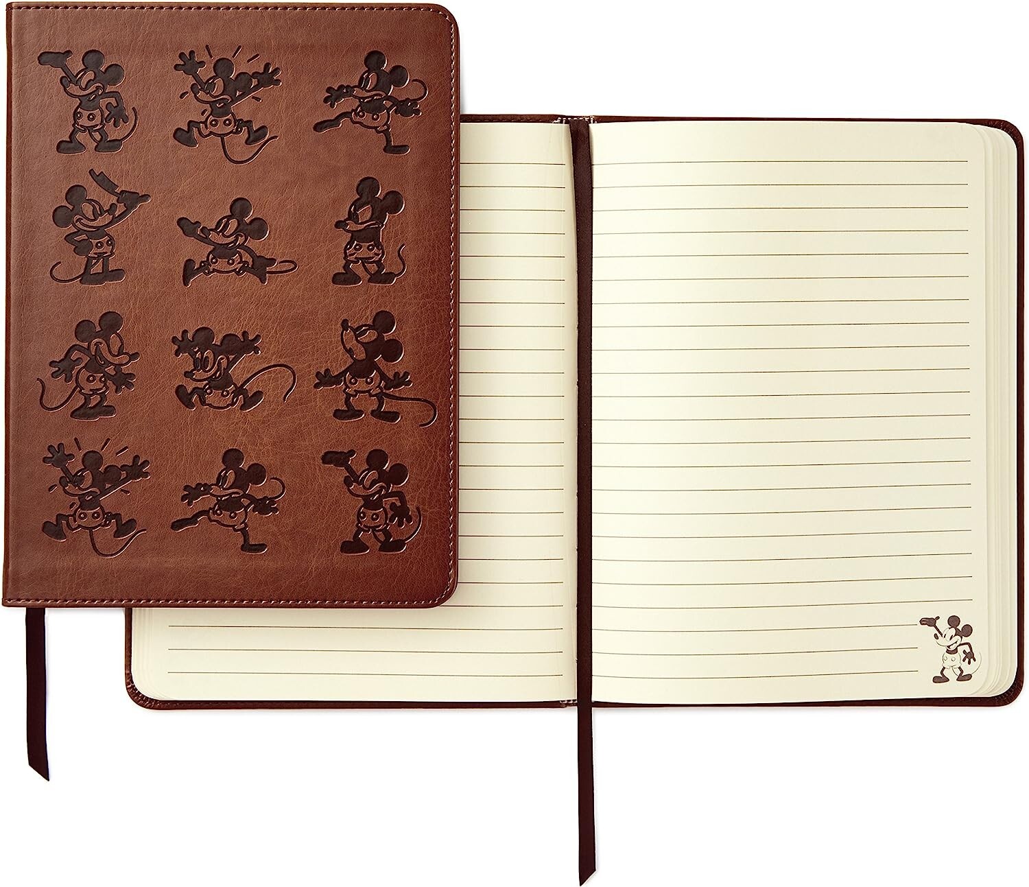 Hallmark Twelve Mickeys Faux Leather Journal