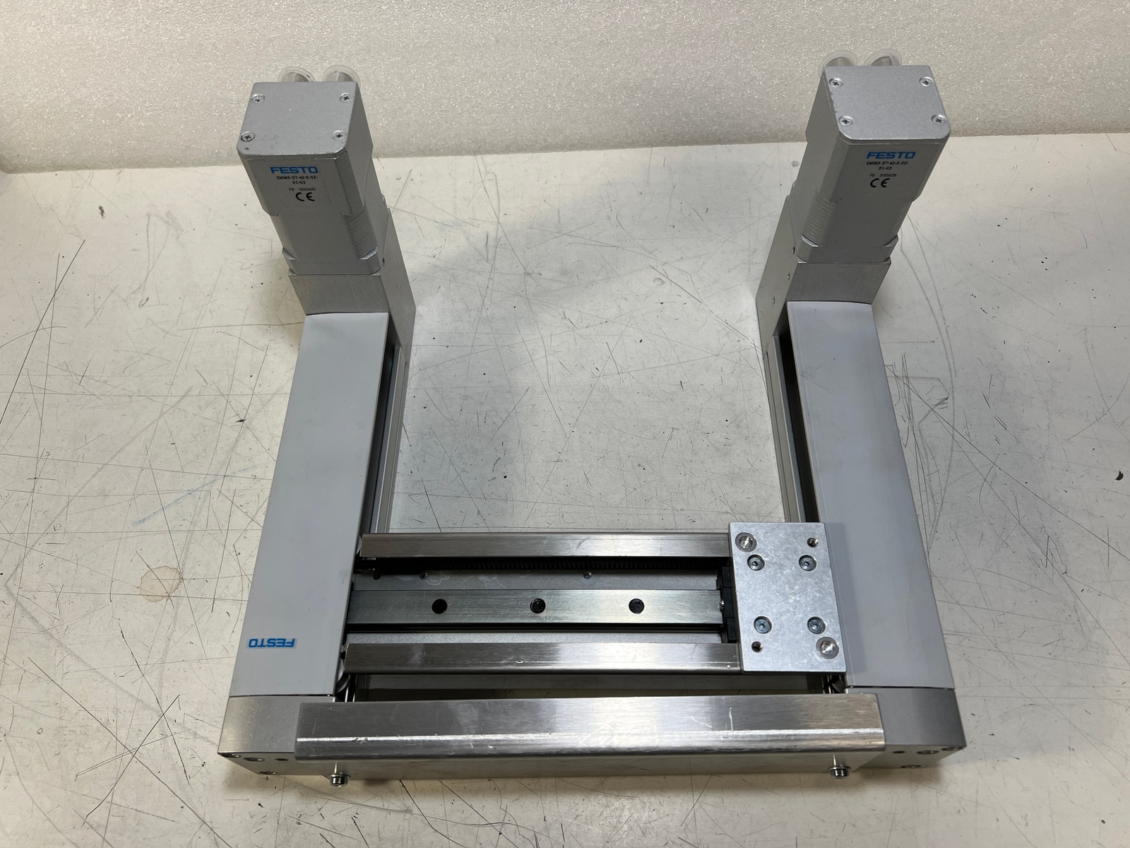 Festo EXCM Planar Surface Gantry 110x150mm XY Stage w/Stepper Motors, Encoders