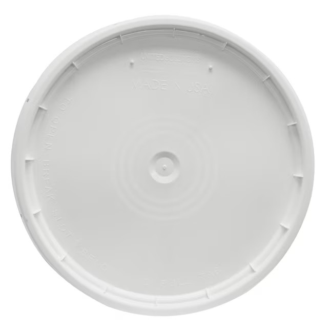 United Solutions 5-gallon White Plastic Bucket lid