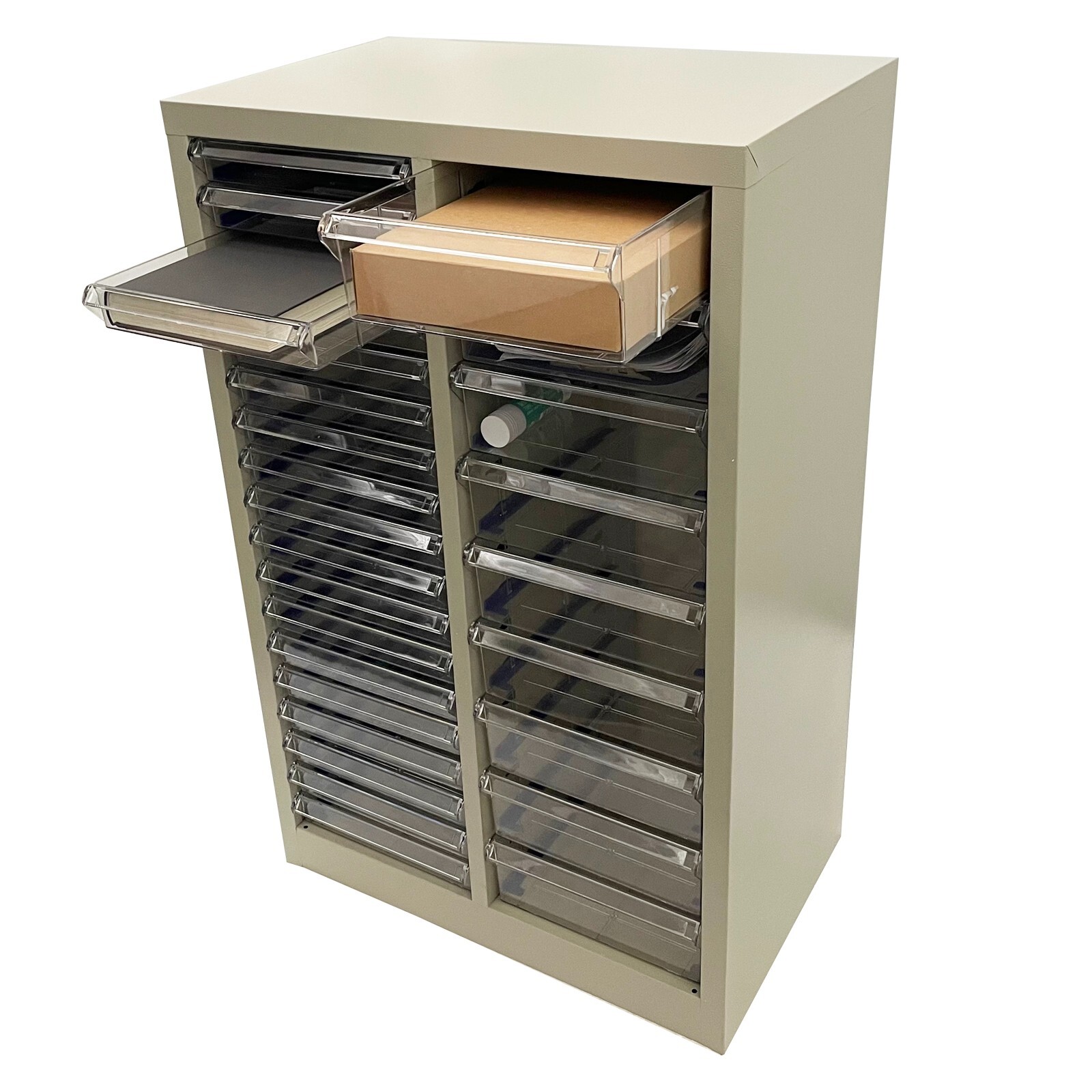 27 Drawers File Cabinet Office Storage Organizer Cabinet Medium+Large Drawer