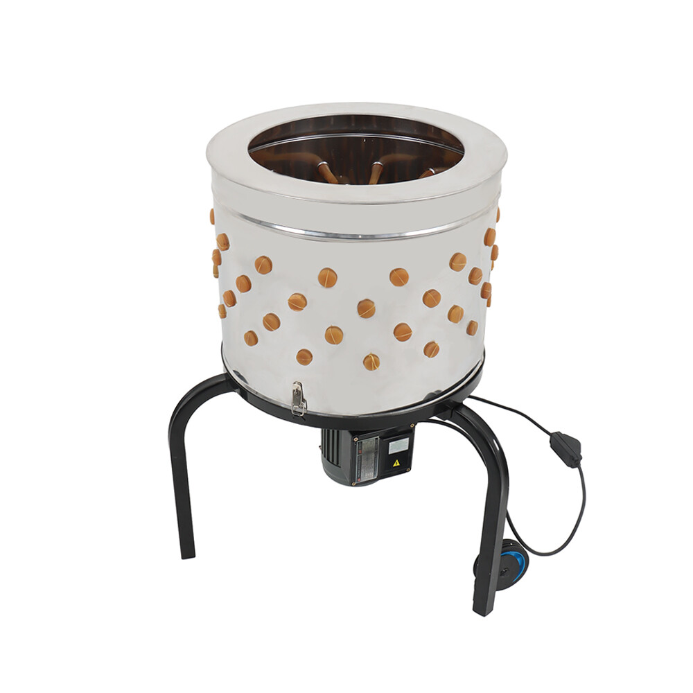 Chicken Plucker Machine Feather Plucker Stainless Steel Drum 280RPM Motor