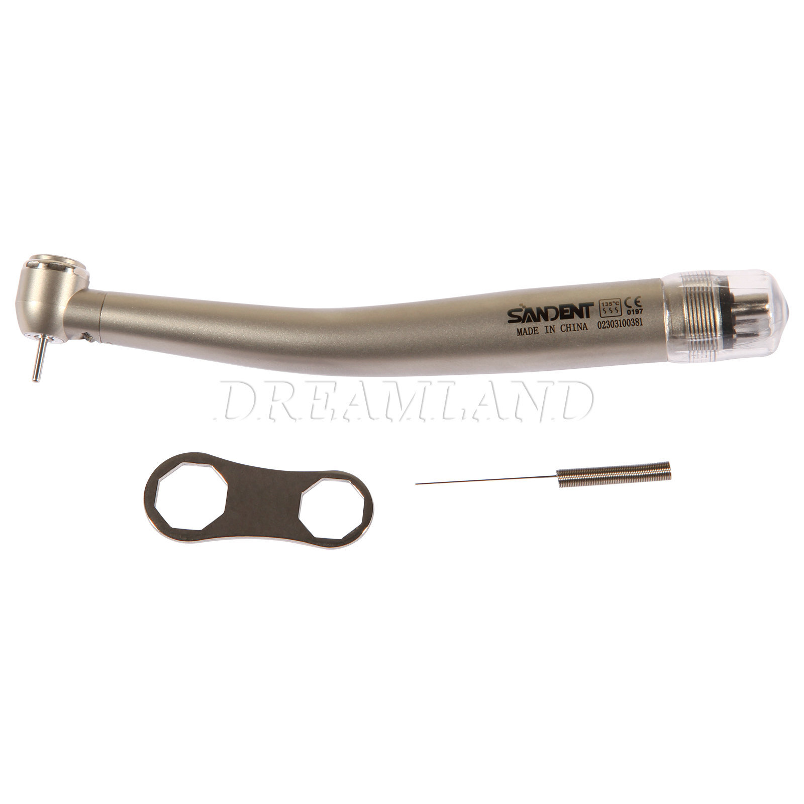 NSK Style Fiber Optic Dental E-generator LED 3-Spray High Speed handpiece 4 Hole