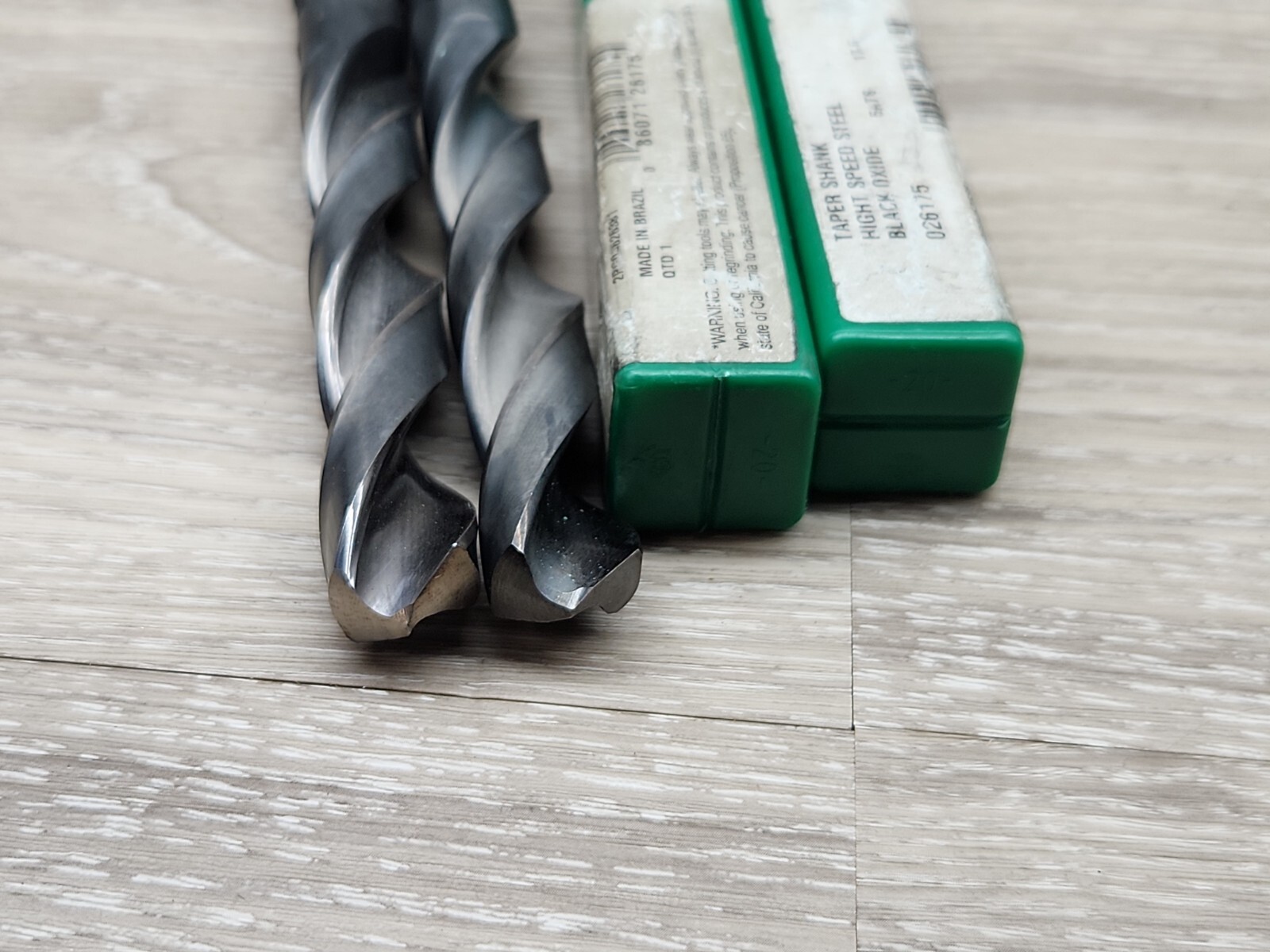 Lot of 5 Precision Twist HSS Drill 2×17.5 (1 ‐16.0) & 2×13.5 As Shown. Used?