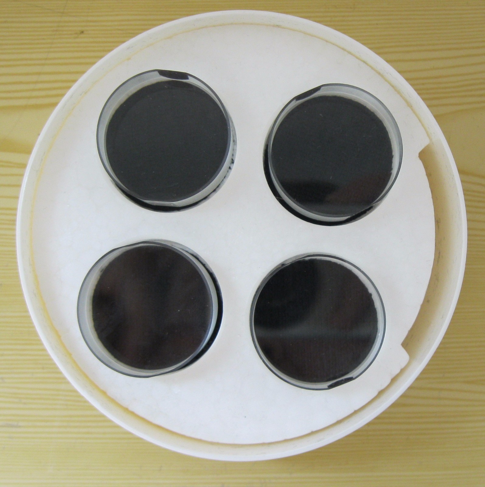 Glass Optical Flat Parallel Set 15 mm.