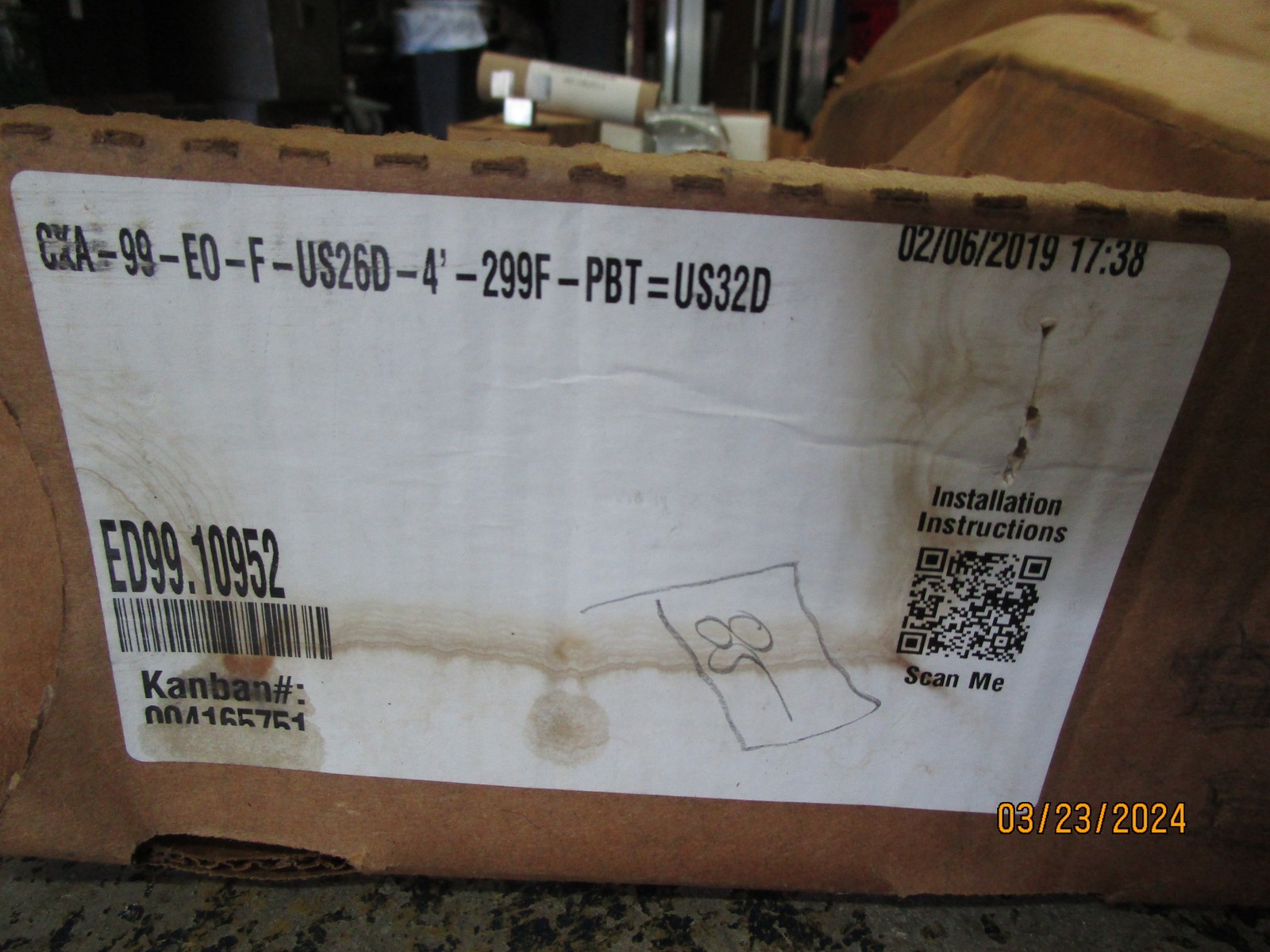 Von Duprin Allegion Exit Devise Safety Door CXA-99-EO-F-US26D-4″-299F-PBT=US32D