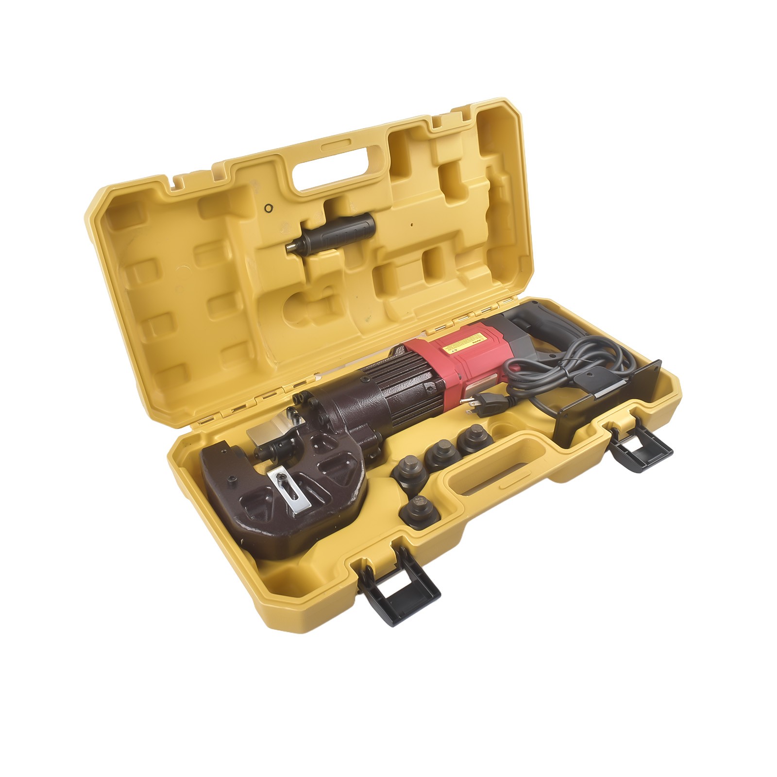 22T Heavy Duty Hydraulic Hole Punch for Metal w/5 Dies – φ6.5+φ9+φ13+φ17+φ20.5mm