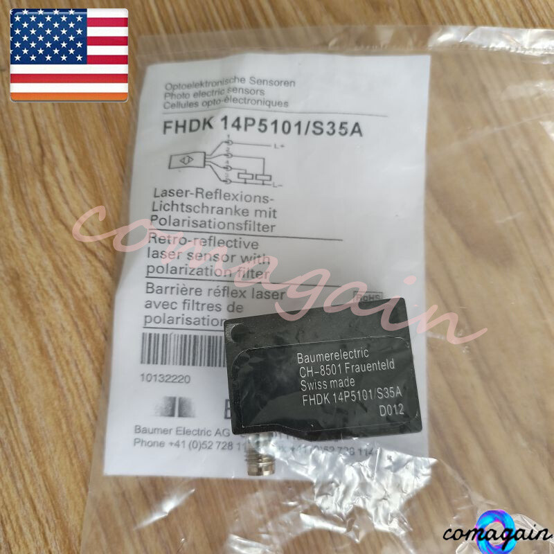 Photoelectric Sensor For BAUMER FHDK-14P5101-S35A FHDK 14P5101/S35A New In Box