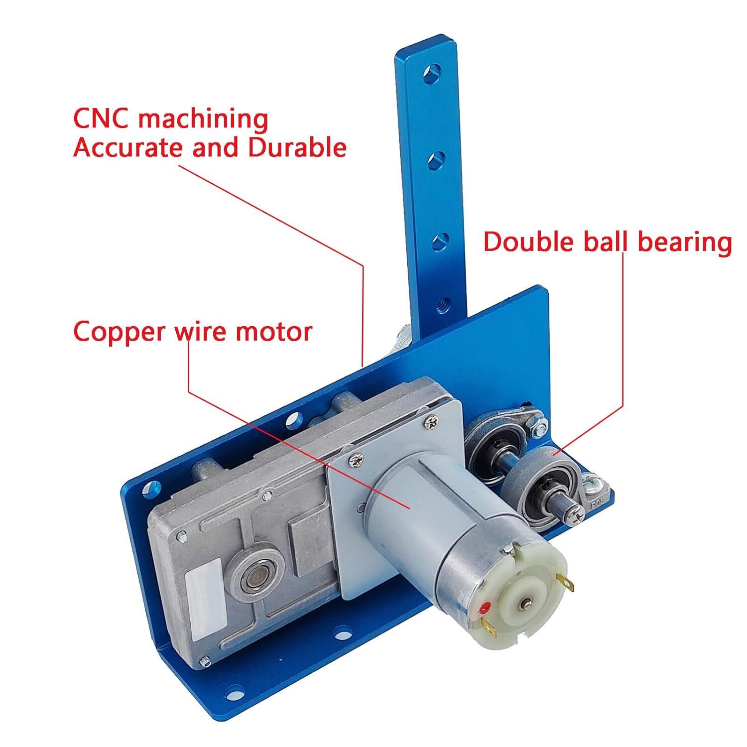 DIY Design 24V Reciprocating Swing Motor 20-120 Degrees Adjustable Speed 90rpm