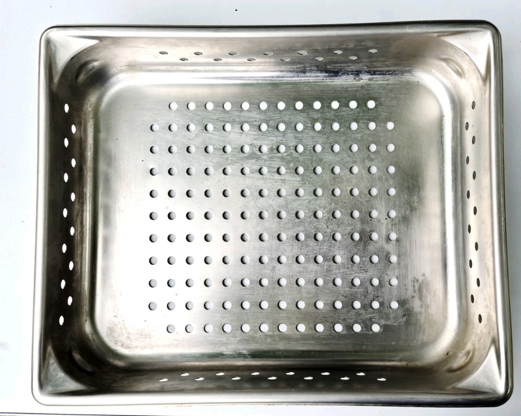 Vollrath 30223 Super Pan V Half Size x 2.5 D Steam Table Perforated Food Pan