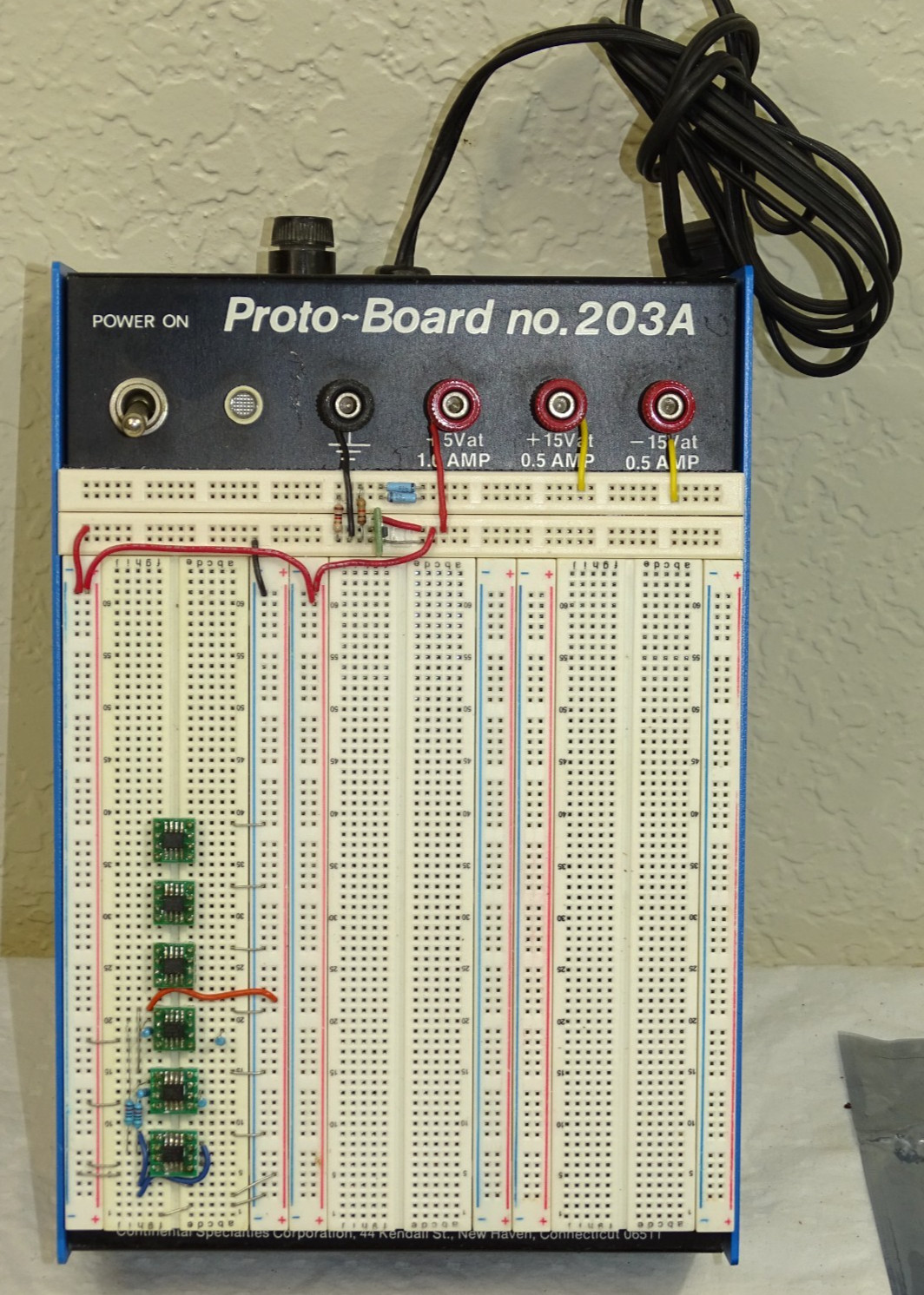 MIXED LOT Global Specialties Proto-Board 203A Power Solderless Breadboard MB-102