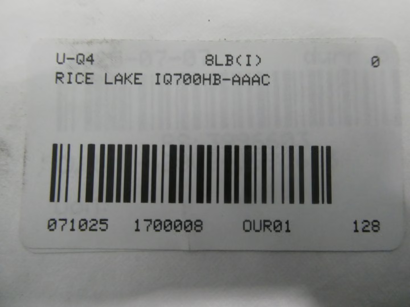 Rice Lake IQ700HB-AAAC Digital Weight Indicator