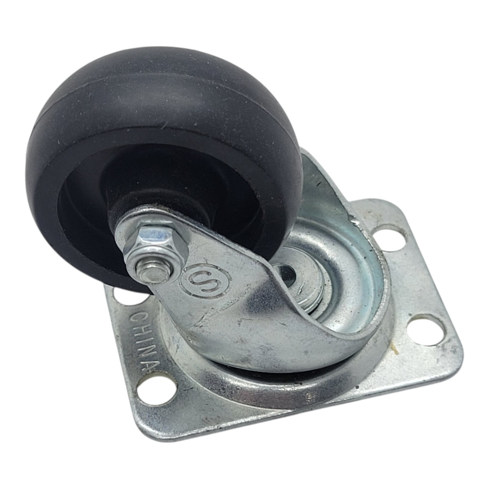 Everbilt 49392 2″ Swivel Plate Caster Polypropylene Wheel Steel Frame