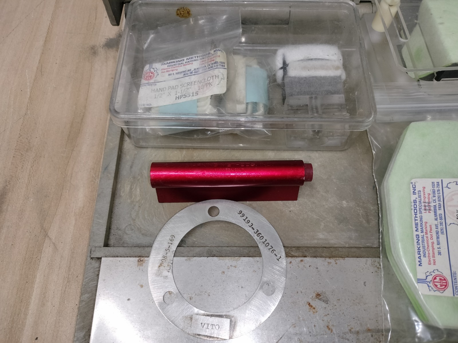 Marking Methods Inc Mark 300 Mark300 Electro Chemical Etching System w/ Case