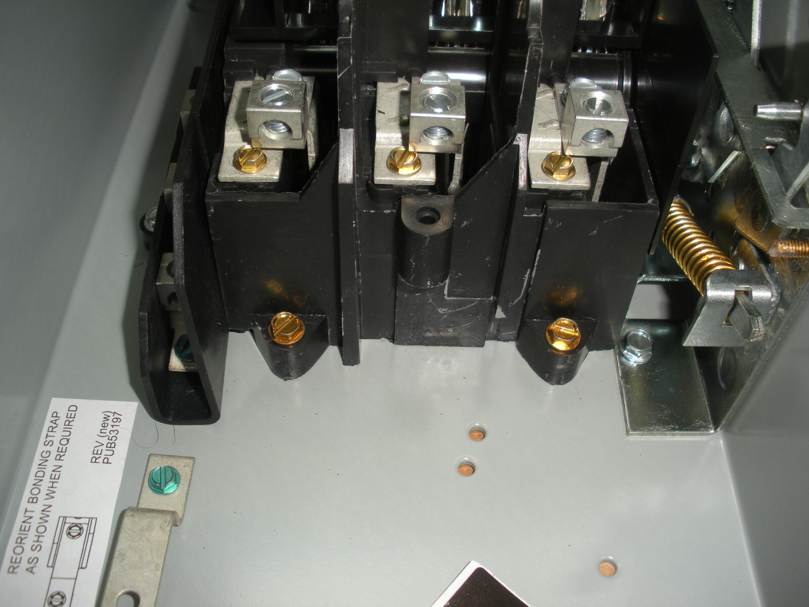 30A safety switch Eaton DH361UGKN 3P 4W 600v disconnect w/neutral non-fusible