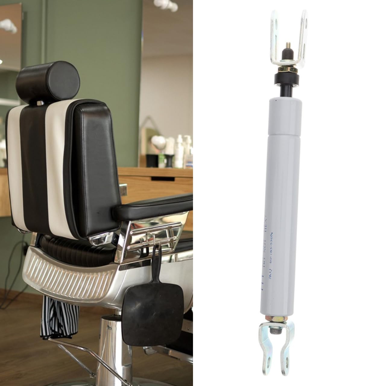 WOONEKY Barber Chair Gas Spring Replacement 27.00X3.00X3.00CM, Light Grey