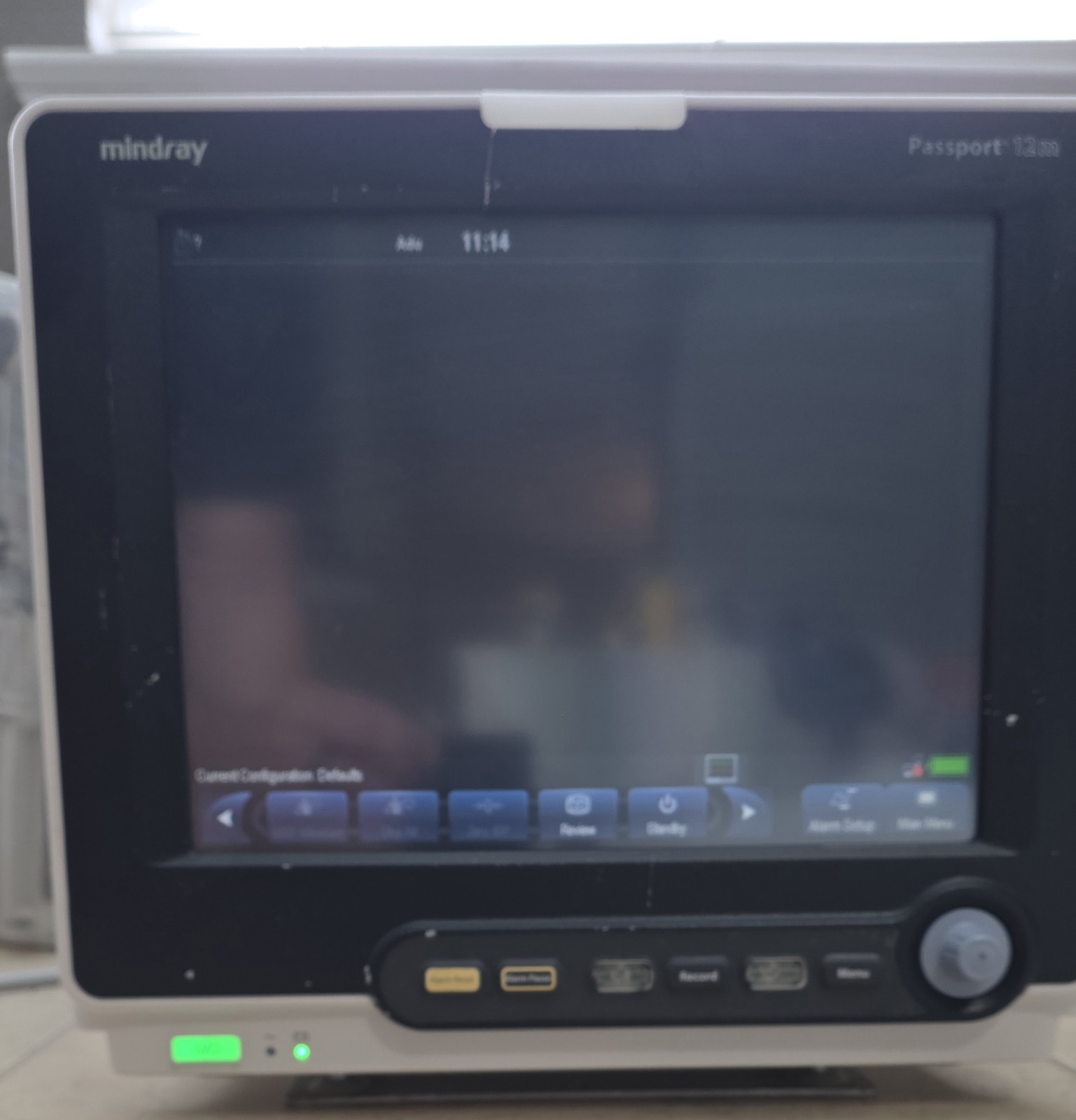 Mindray Passport 12M Patient Monitor – Powers On & Operating – Monitor Only