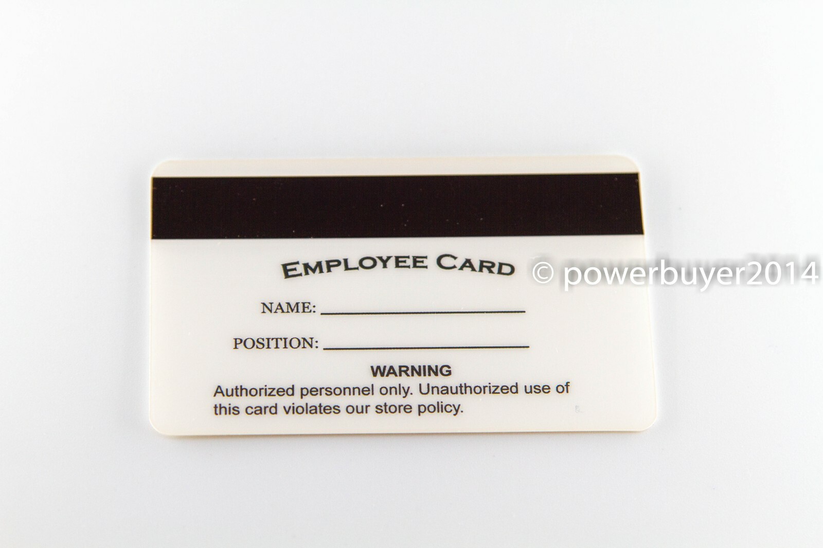 Employee Access Cards for POS with Magnetic Swipe (5 Cards Pack)