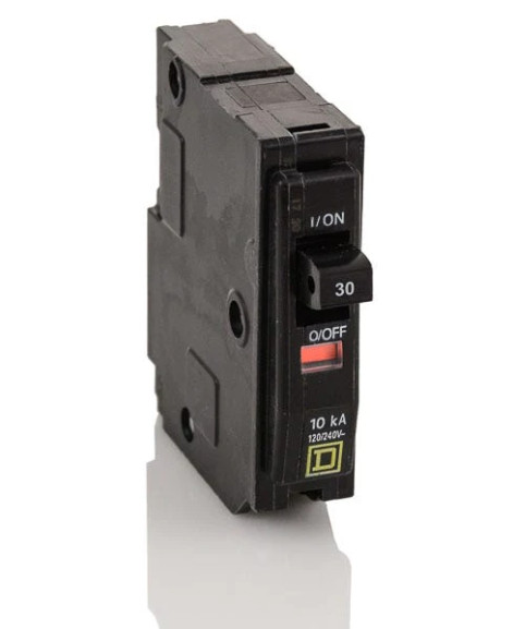 Square D QO130 30 Amp 1 Pole 120/240V Circuit Breaker Type QO Yellow «D»
