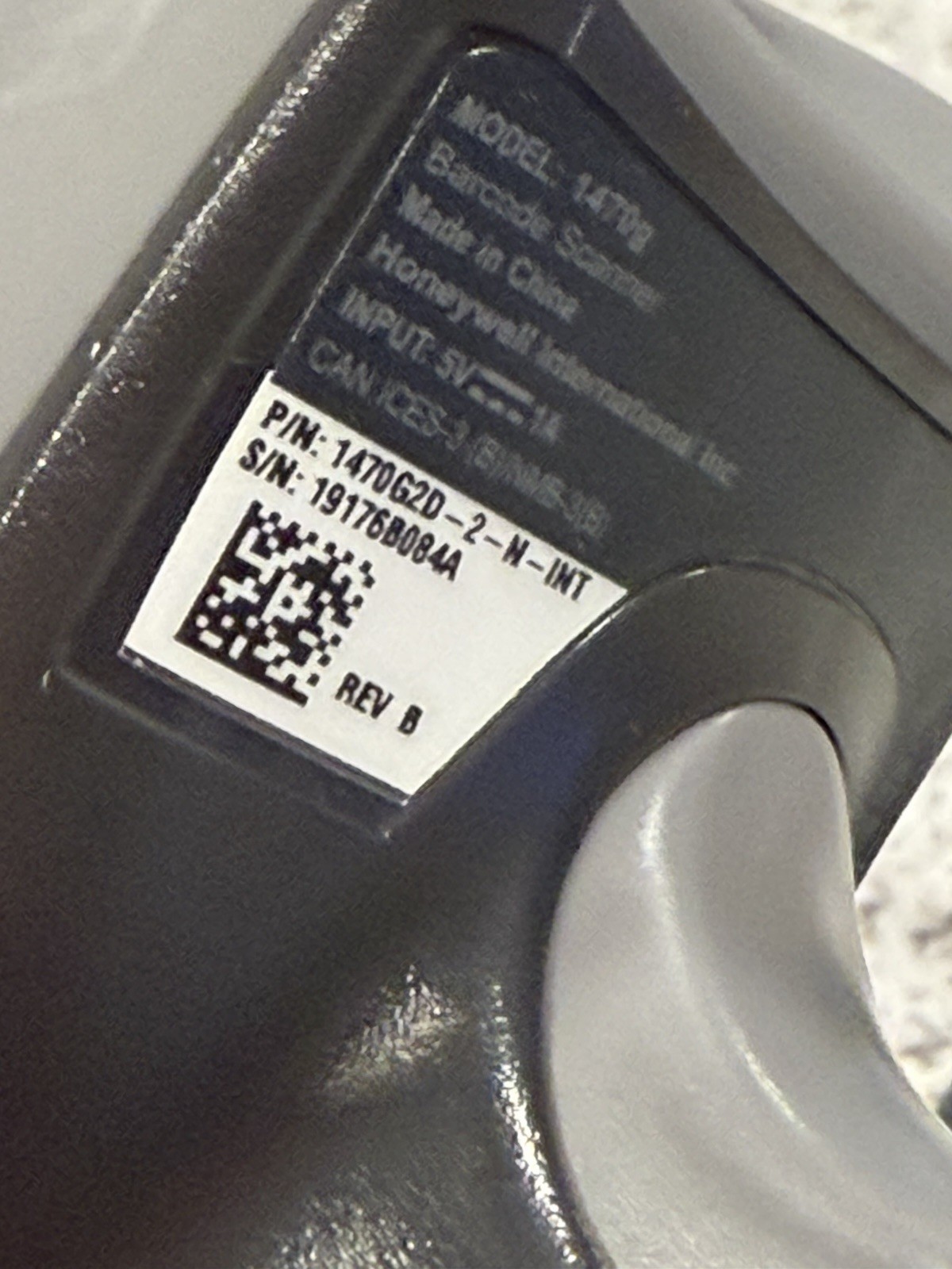 NEW Open Box Honeywell 1470g Handheld Barcode Scanner 1470G2D-2-N-INT N1674 C9