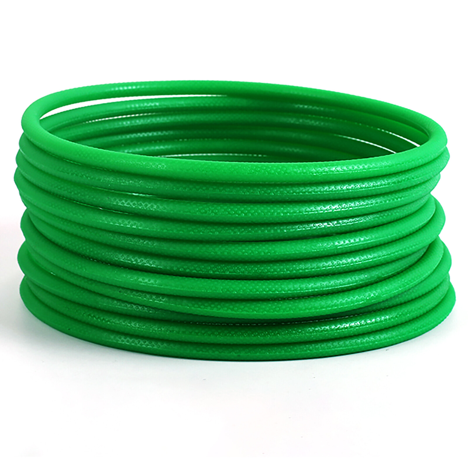 Green Polyurethane Conveyor Belts PU Round Drive Belt Meltable Cord Dia 1mm-18mm