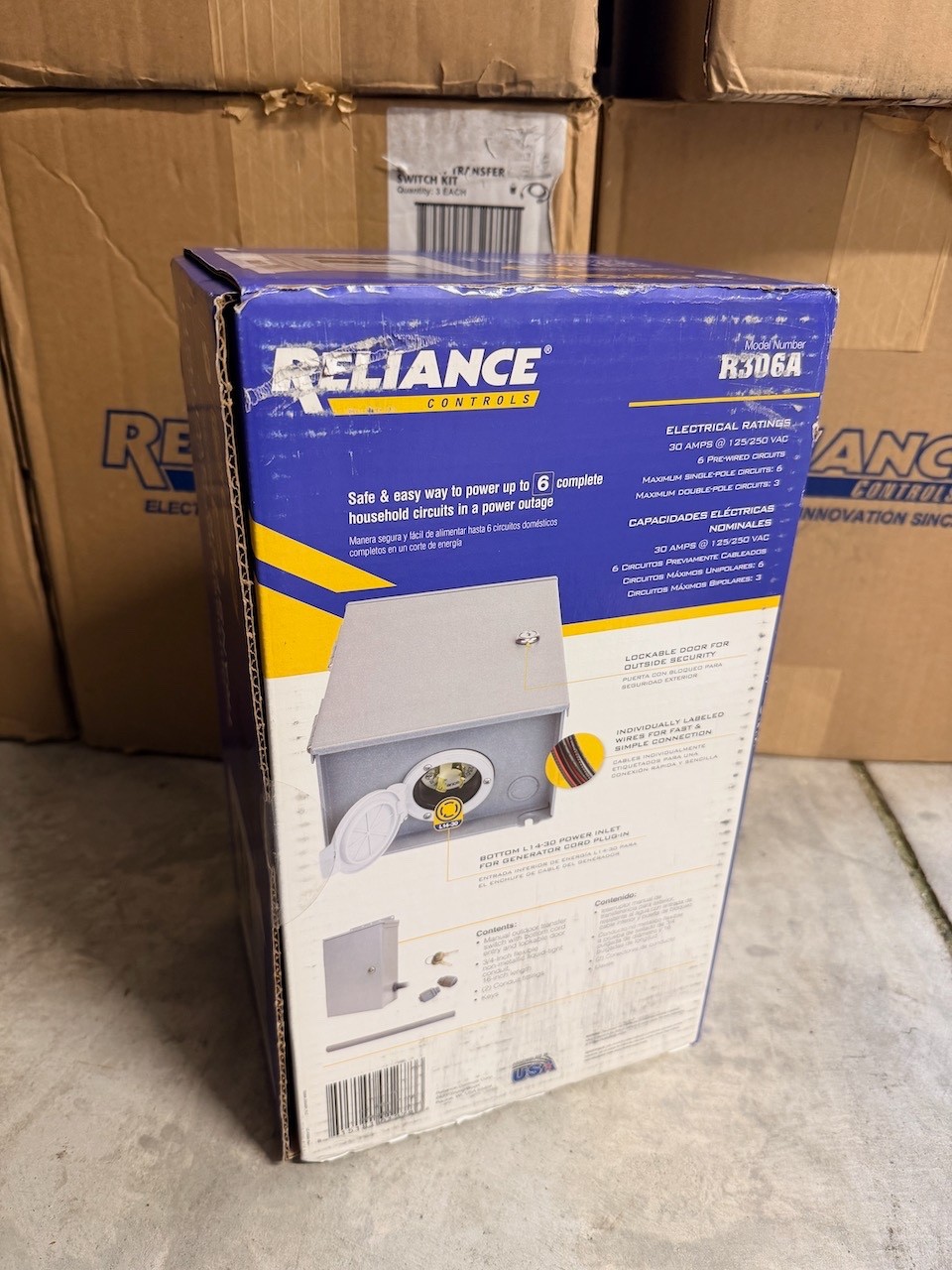 Reliance Controls R306A Outdoor Transfer Switch