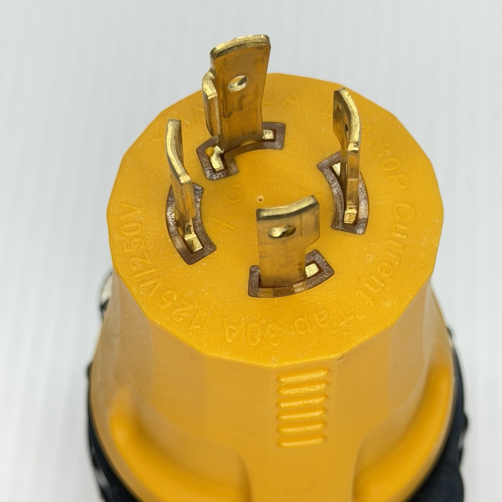 MECMO NEMA L14-30P to SS2-50R RV Marine Power Generator Adapter, 30A 4 Yellow