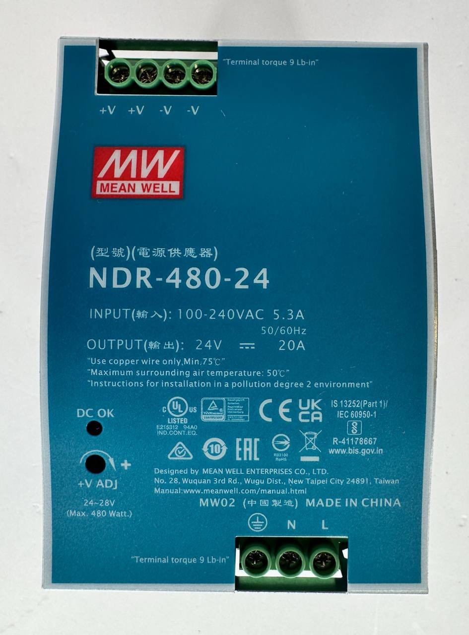 MEAN WELL NDR-480-24 Power Supply