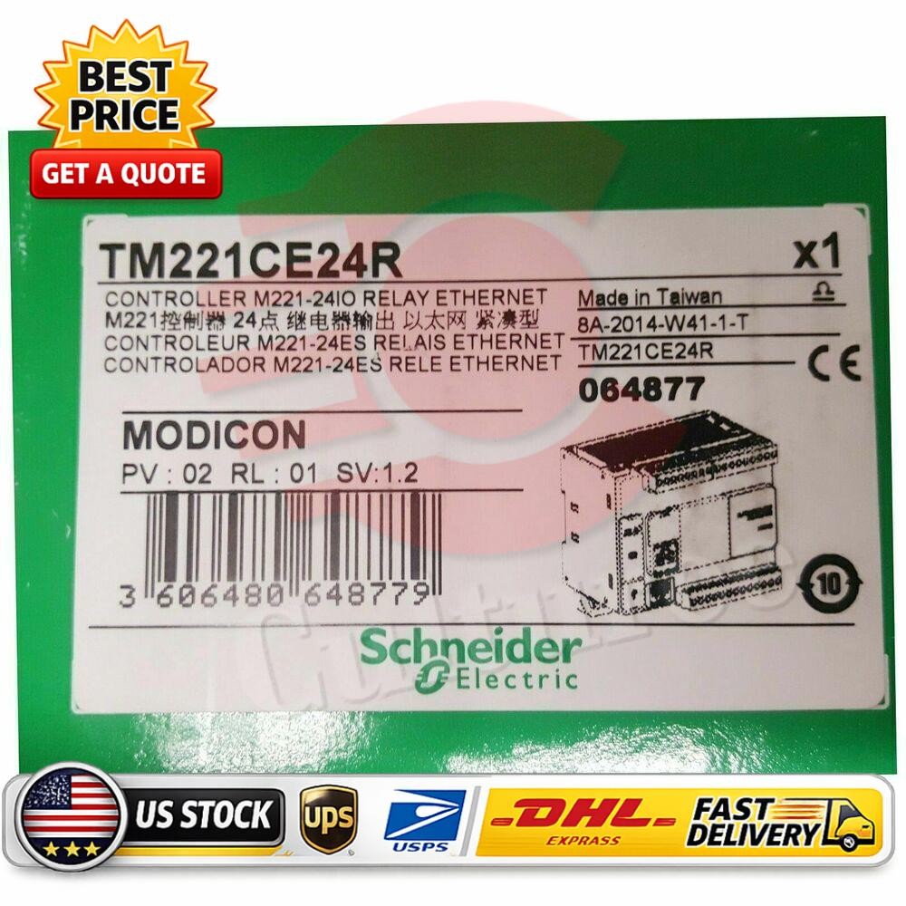 1PC Schneider TM221CE24R PLC Unit New In Box Fast Shipping