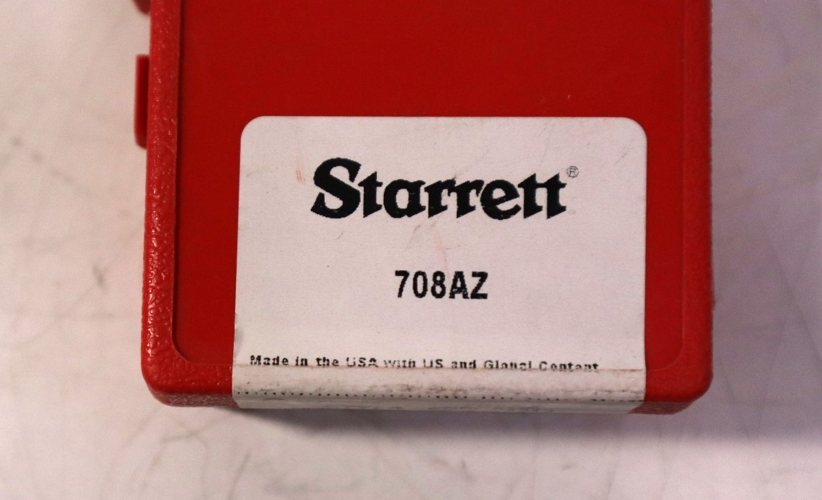STARRETT 708AZ Dial Test Indicator,Hori,0 to 0.010 In