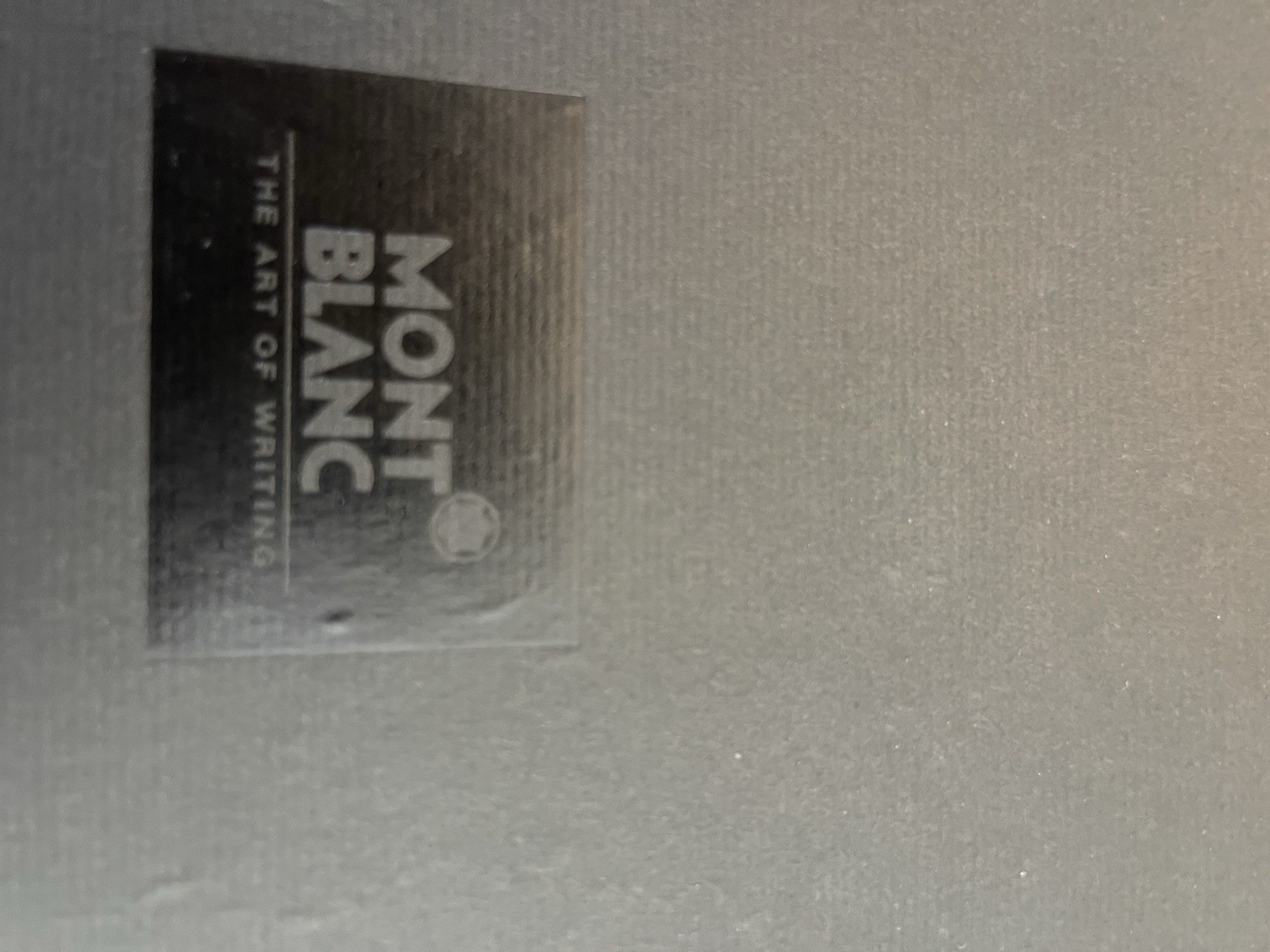 Montblanc black leather padfolio in its original box # 30510