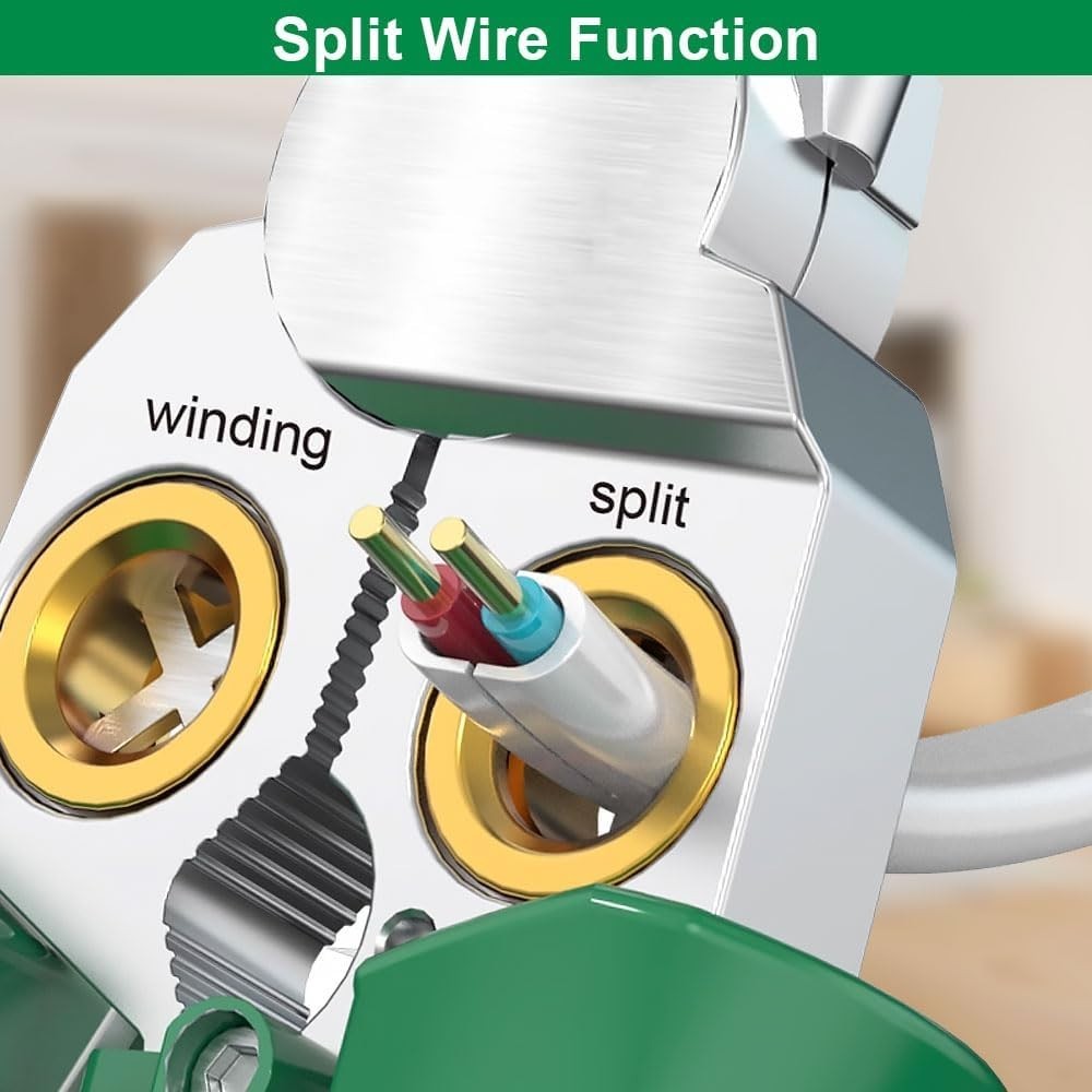 8in1 wire stripper with voltage test,suitable for 10-18 AWG,for electrician work
