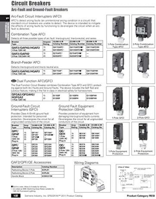 High-Performance 20 Audio AFCI Breaker, 120V Voltage – Easy Plug-In Mounting
