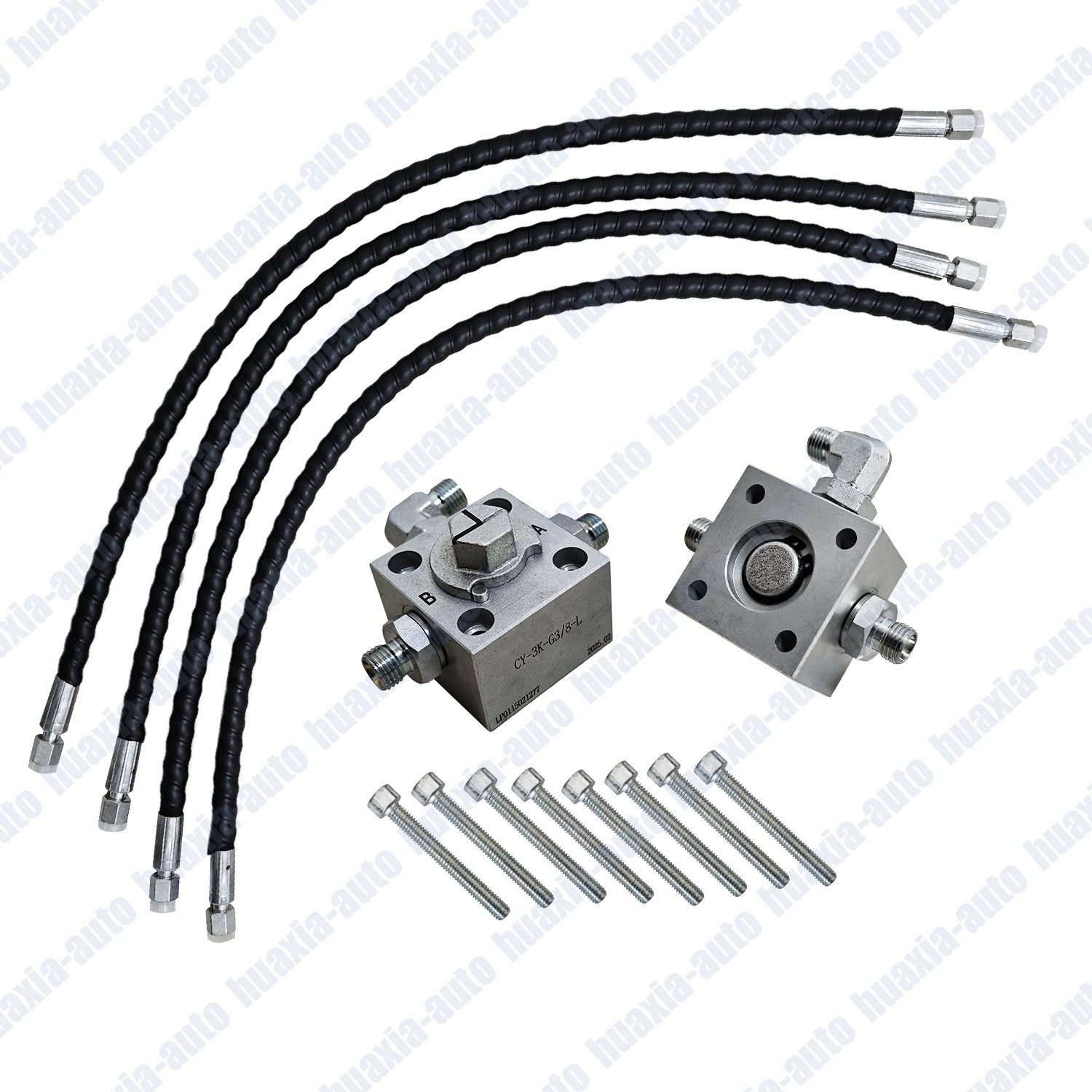 2 Three Way Diverter Valves Excavator for 1-2 ton Chinese Mini Excavator