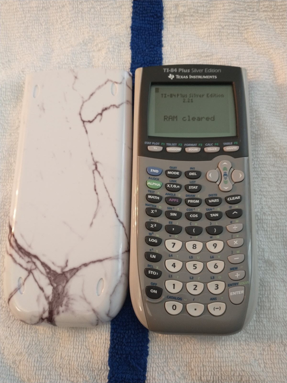Working Texas Instruments TI-84 Plus Black And Gray Graphic Calculator