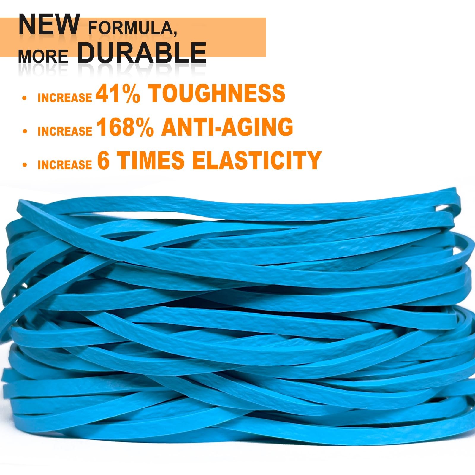 Large Heavy Duty Rubber Bands, 120 Pcs, 5.5 Inch Upgrade Strong Elastic Rubbe…