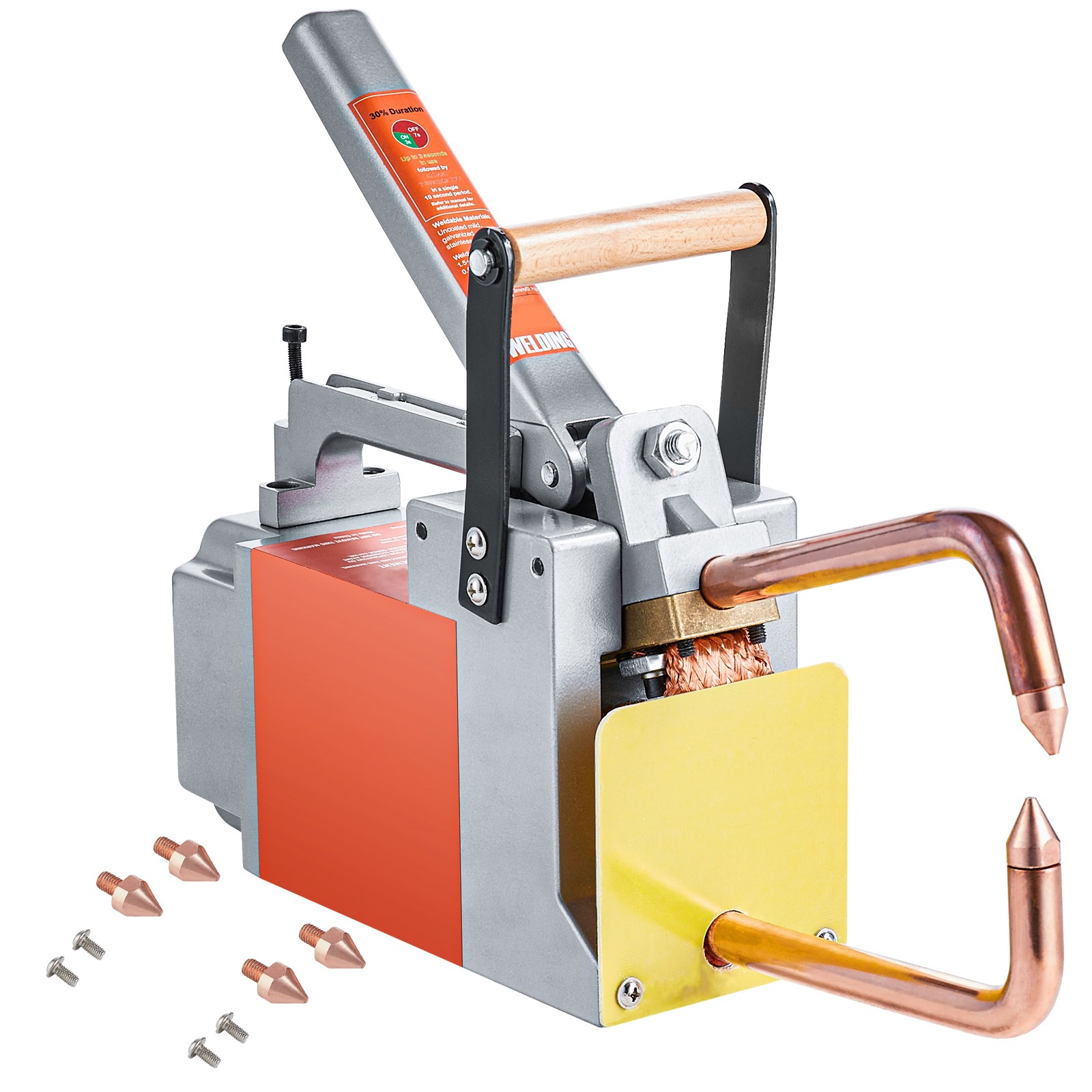 Uimoso Portable Spot Welder for 1/8-inch Metal with 1.5KVA Input Capacity