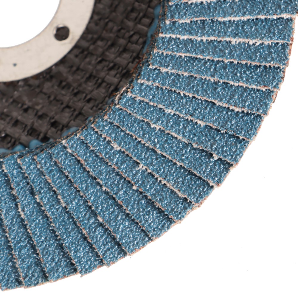 100 Pcs 4.5 Inch x 7/8 Inch T29 80 Grit Premium Zirconia Flap Sanding Discs