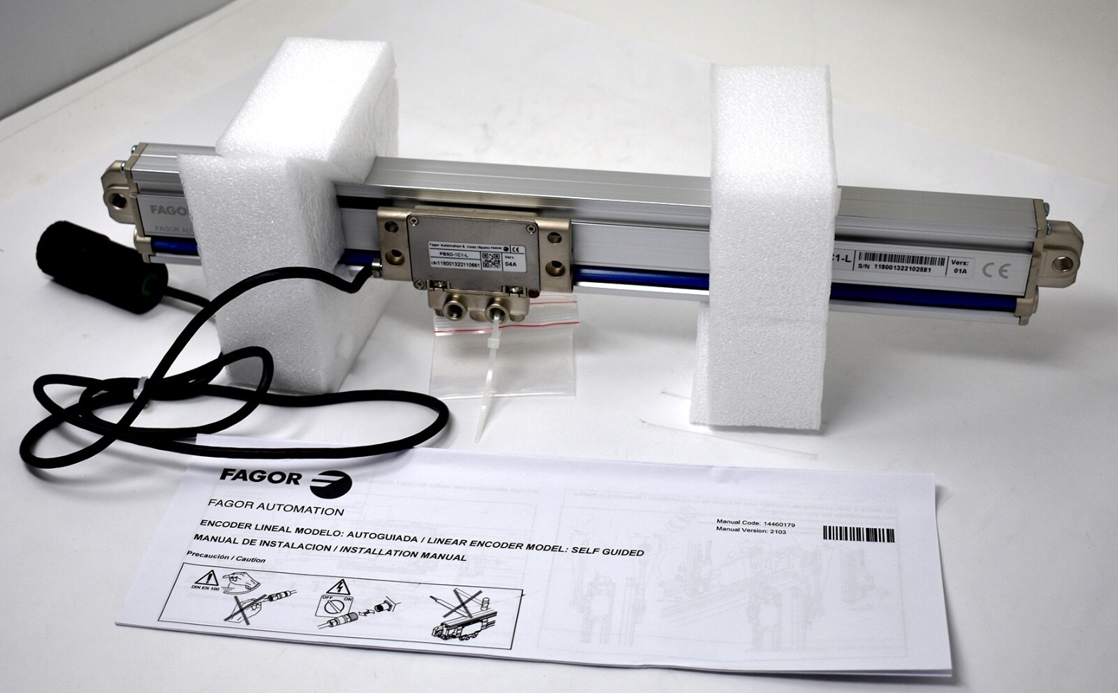 Fagor PBSD-270-1C1-L Linear Scale, TTL Differential Signal, 5UM Resolution New
