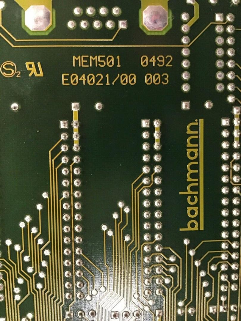 BACHMANN ELECTRONIC Circuit Board E04021 MEM501 Used #143260