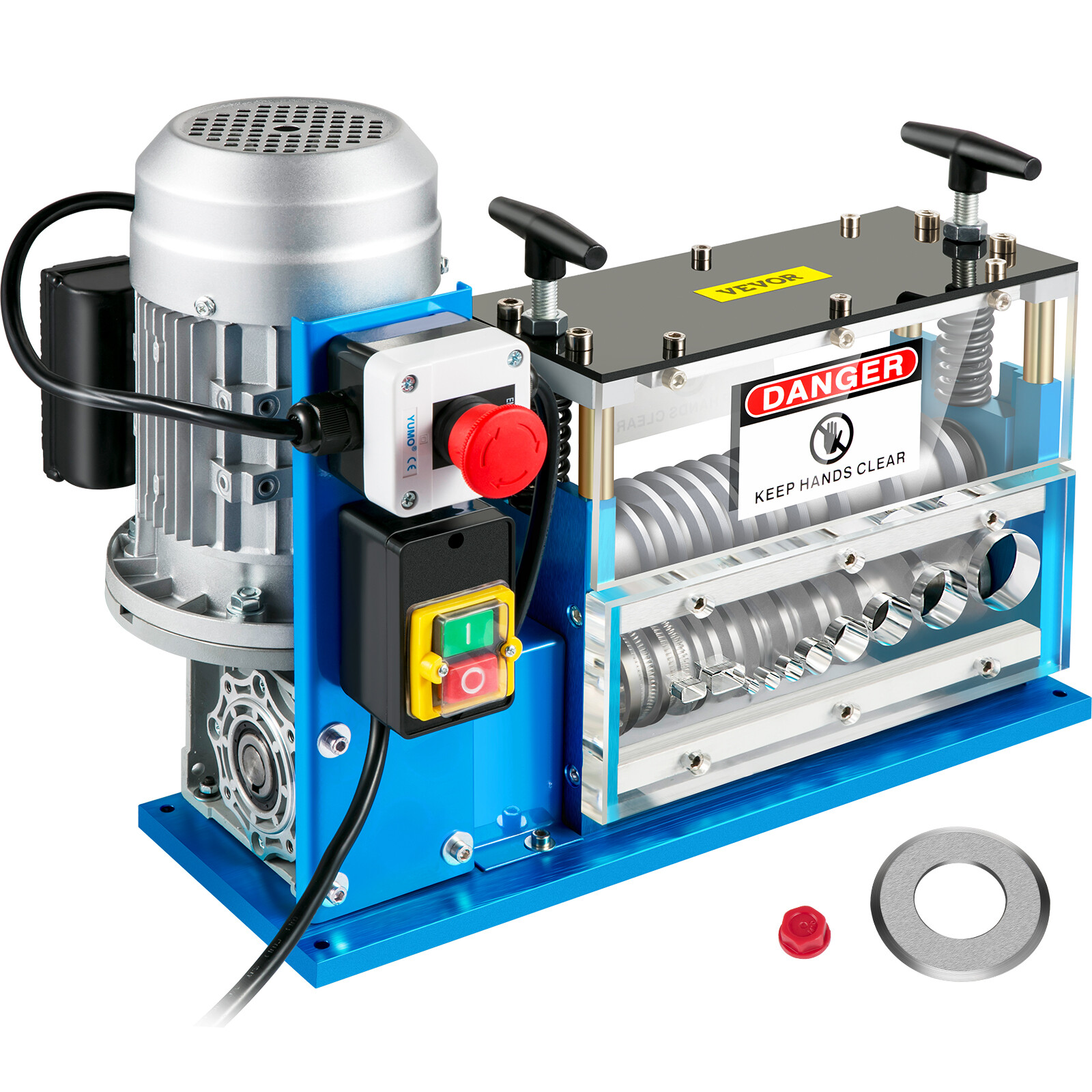 VEVOR 370W Electric Wire Stripping Machine 0.06-1.5in Power Cable Stripper