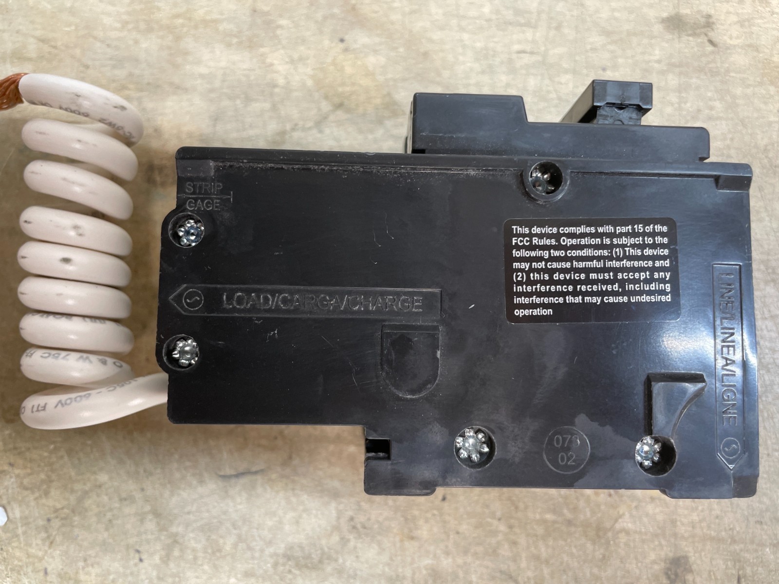 Square D HOM240GFI Homeline 40A, 2 Pole, 120/240VAC Mini Circuit Breaker
