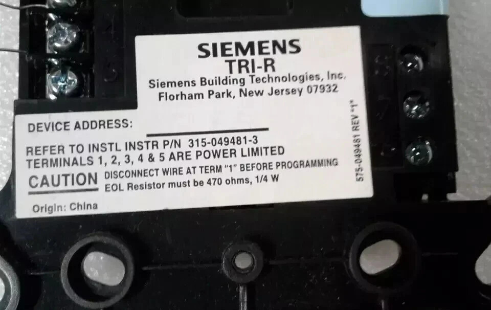Siemens TRI-R Intel Interface W/Relay 500-896224 With Free Shipping