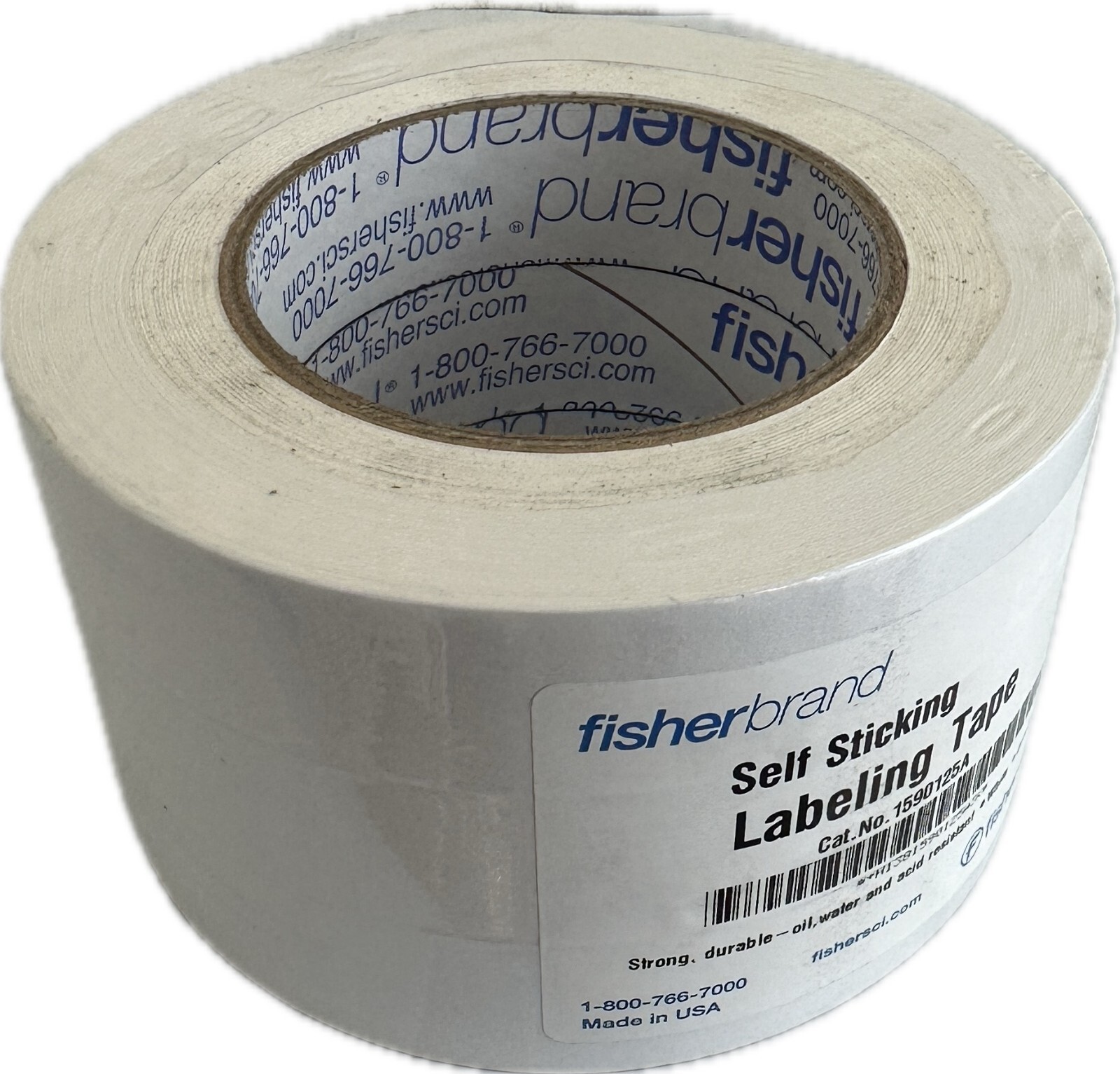 Fisherbrand Self Sticking Labeling Tape – 1590125A – 3 Rolls (Sealed)