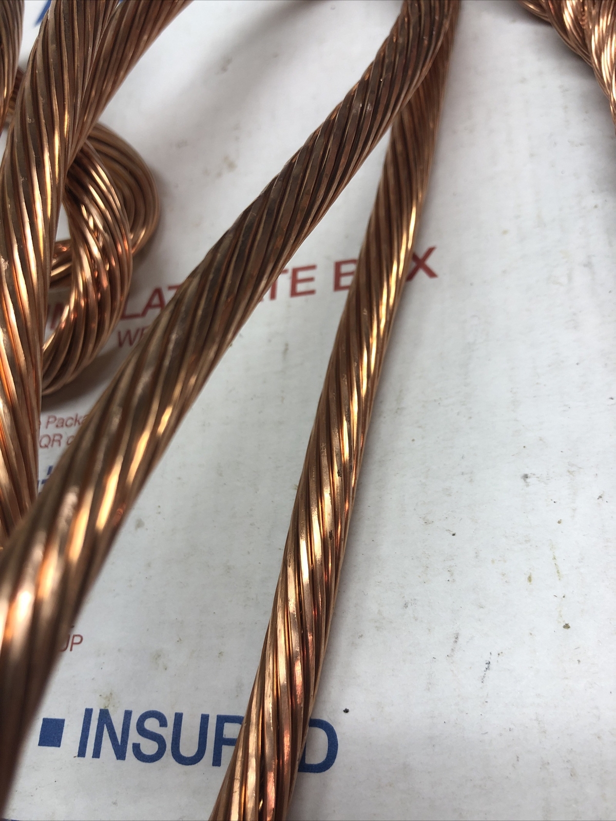 1.5 Lbs Scrap Bare Bright Shiny Copper Wire Metal Bullion Melt Craft Free Ship