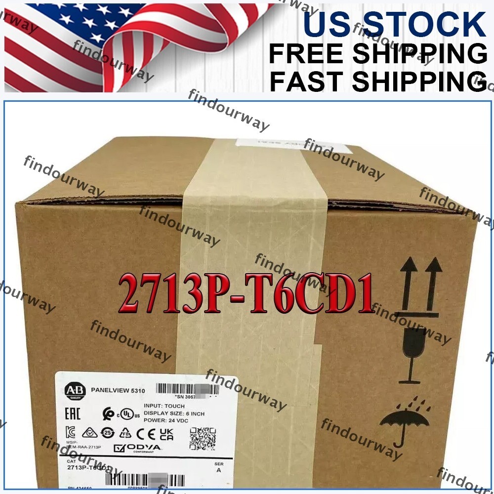 NEW PLC 2713P-T6CD1 Panelview 5310 6″ Graphic Terminal New AB 2713P-T6CD1