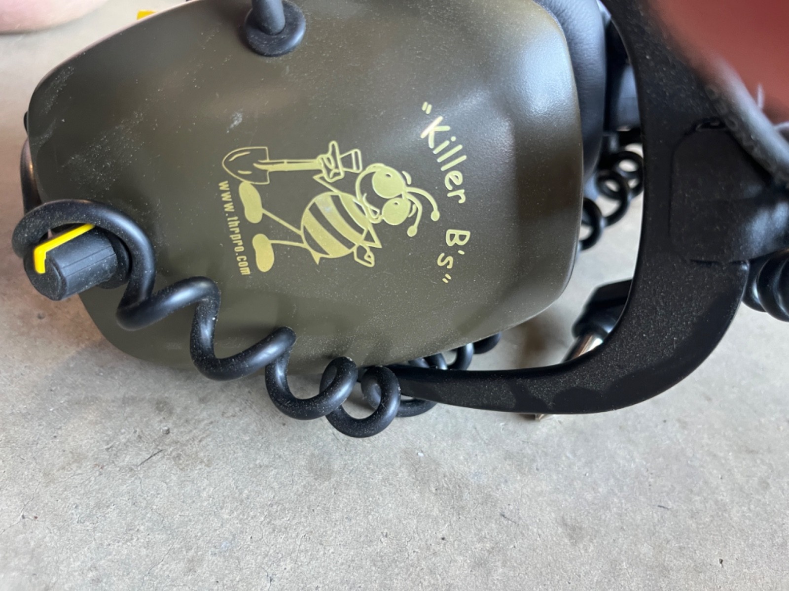 “Killer B’s” metal detector headphone headset