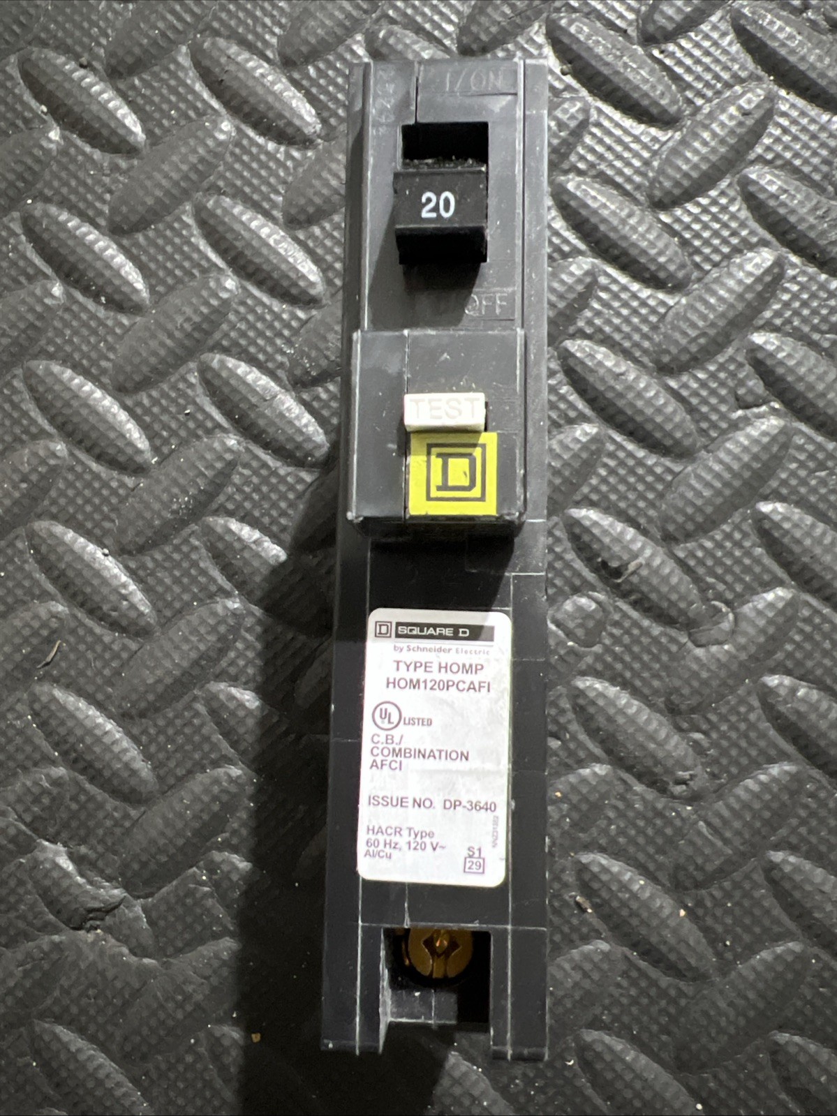 Square D Homeline 20 Amp Combination AFCI Circuit Breakers HOM120PCAFI
