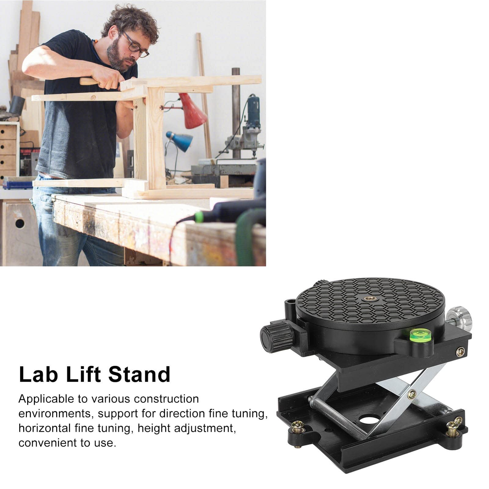 Fdit Lab Jack, Aluminum Alloy Jack Scissor Stand Lift default, Defult
